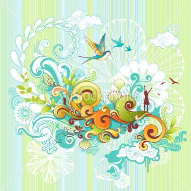 Color Swirl Graphic Designs