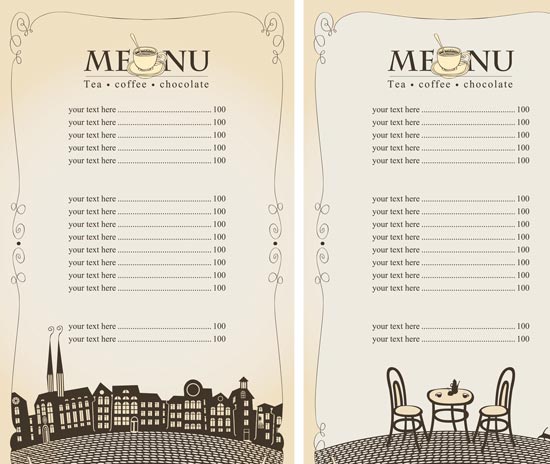 14 Design Your Own Restaurant Menu Images