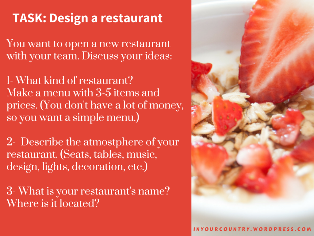 Create Your Own Restaurant