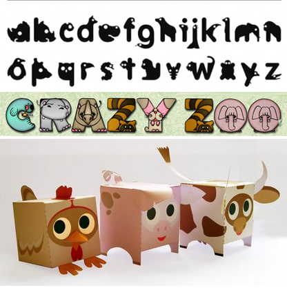 Cute Animal Font