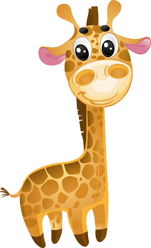 Cute Cartoon Giraffe
