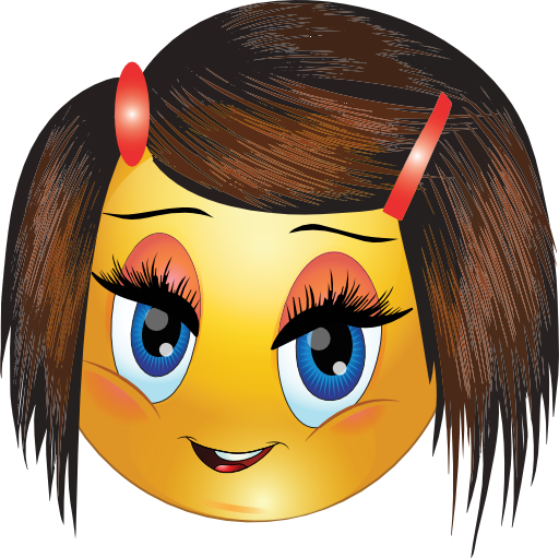 Cute Girl Smiley Emoticons