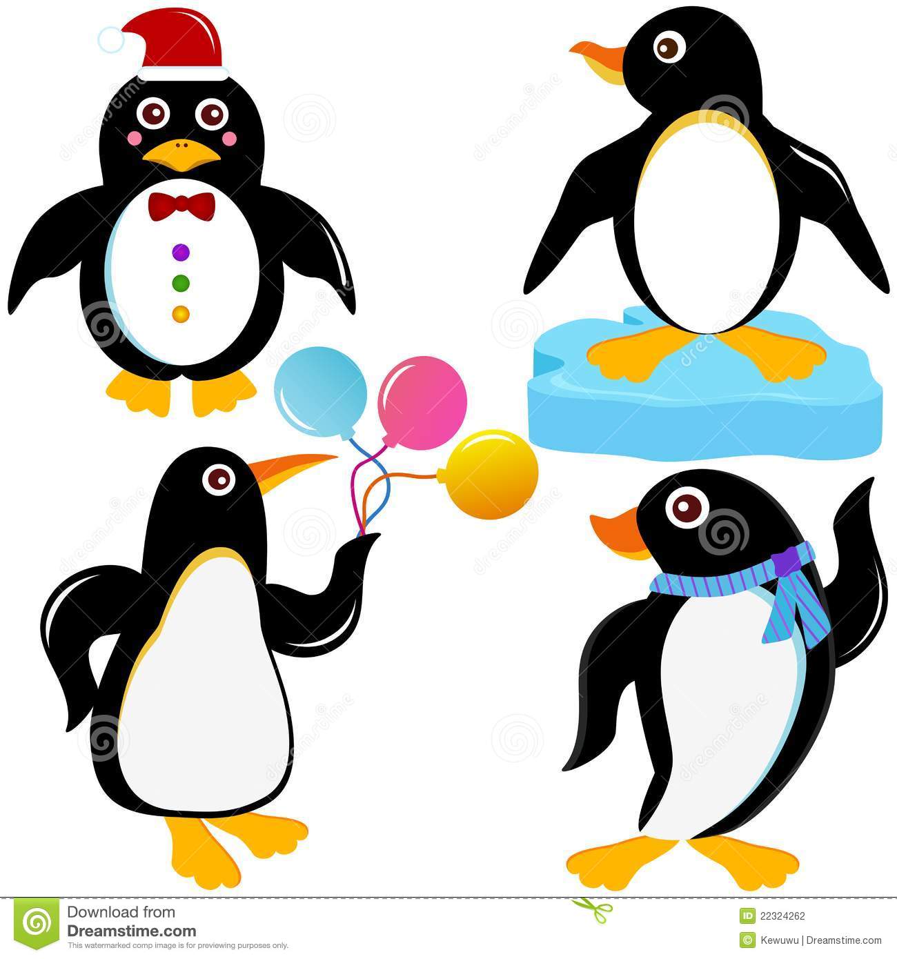 Cute Penguin Vector