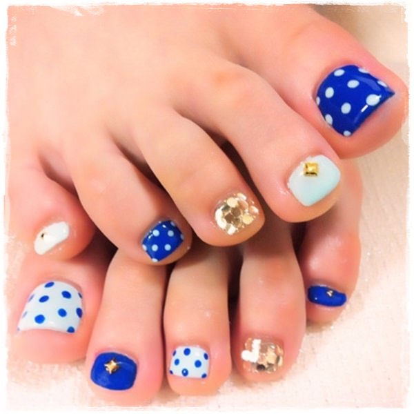 Cute Toe Nail Design