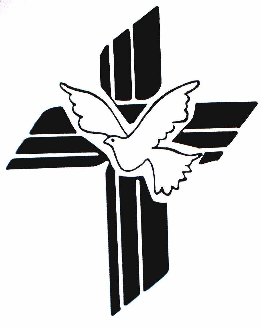 Dove and Cross Clip Art