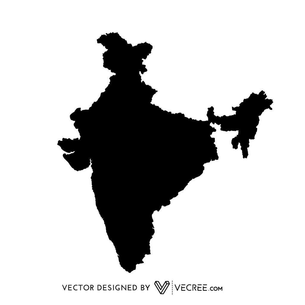 Download Free Vector Map of India