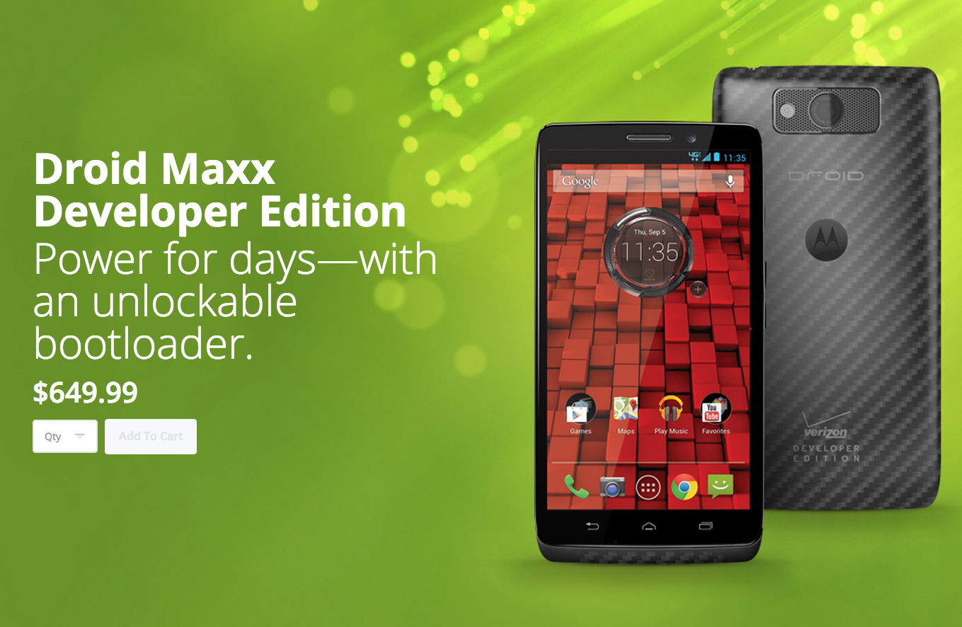 Droid Maxx Developer Edition