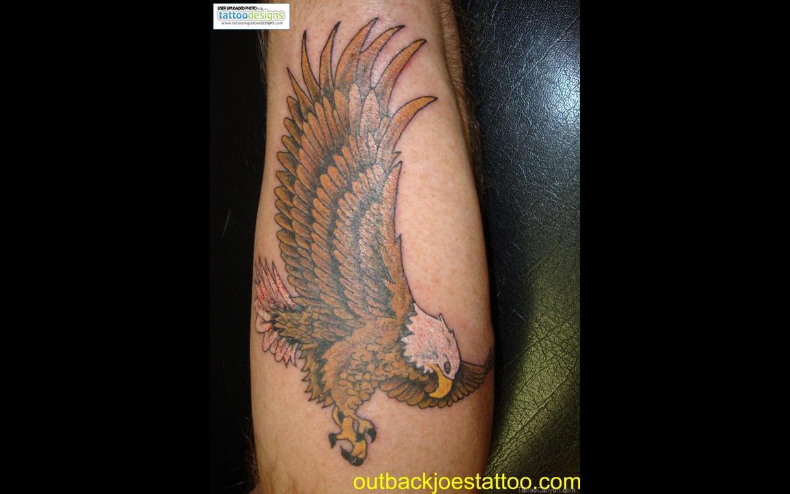 Eagle Tattoo On Forearm