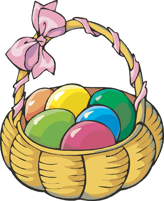 Easter Egg Basket Clip Art Free