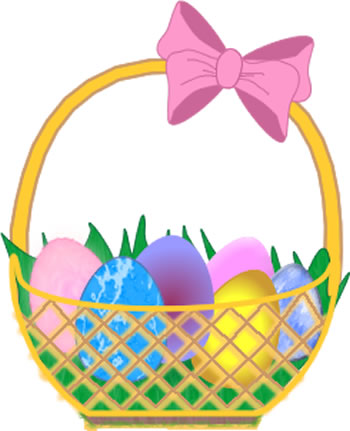 Easter Egg Basket Clip Art Free