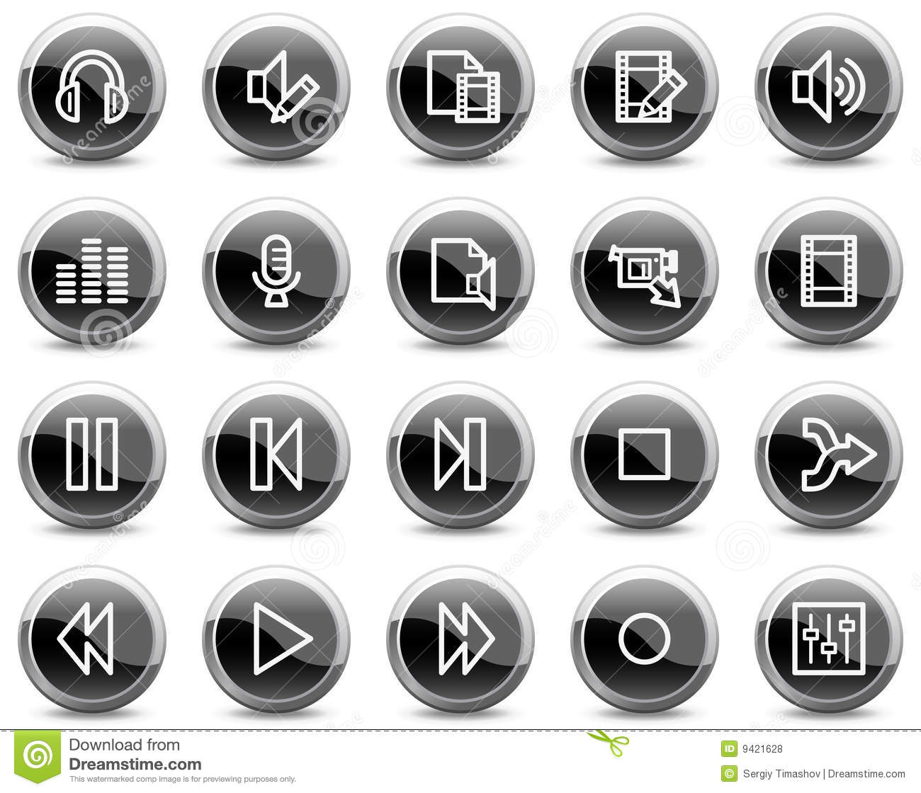 15 Editable Web Buttons Icons Images