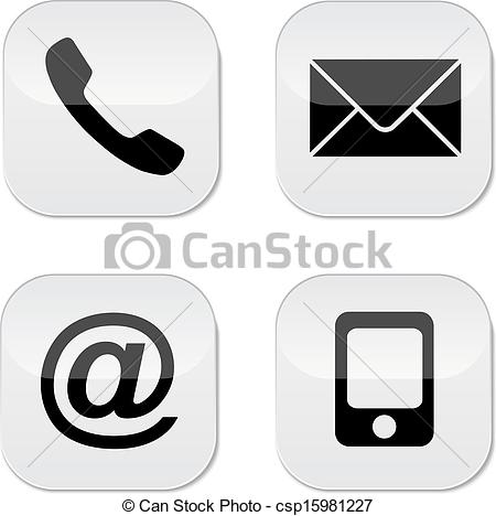 Email Phone Contact Clip Art