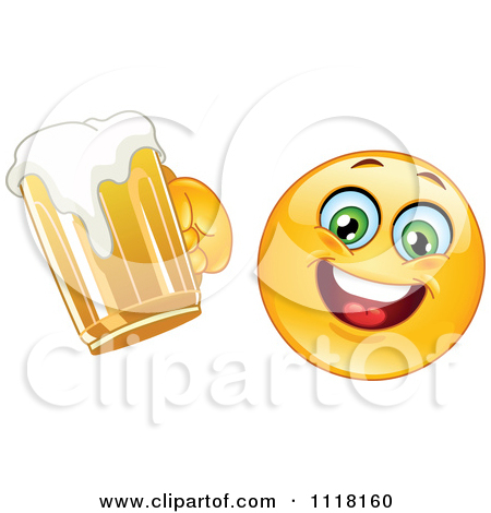 Emoticon with Beer Emoticon with Beer