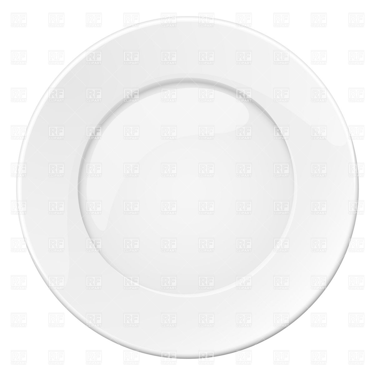 Empty Plate Clip Art