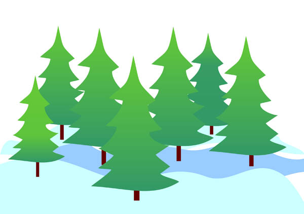 Evergreen Tree Clip Art Free