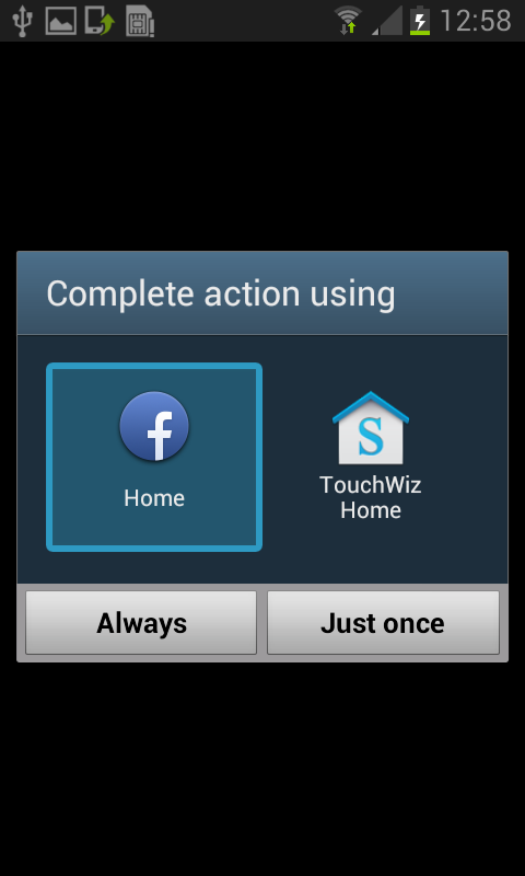 Facebook Home Screen Icon Facebook Home Screen Icon