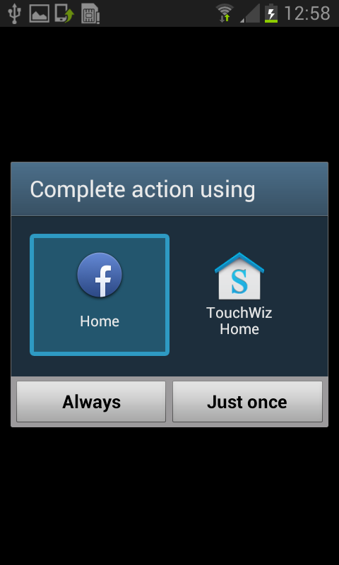 Facebook Home Screen Icon