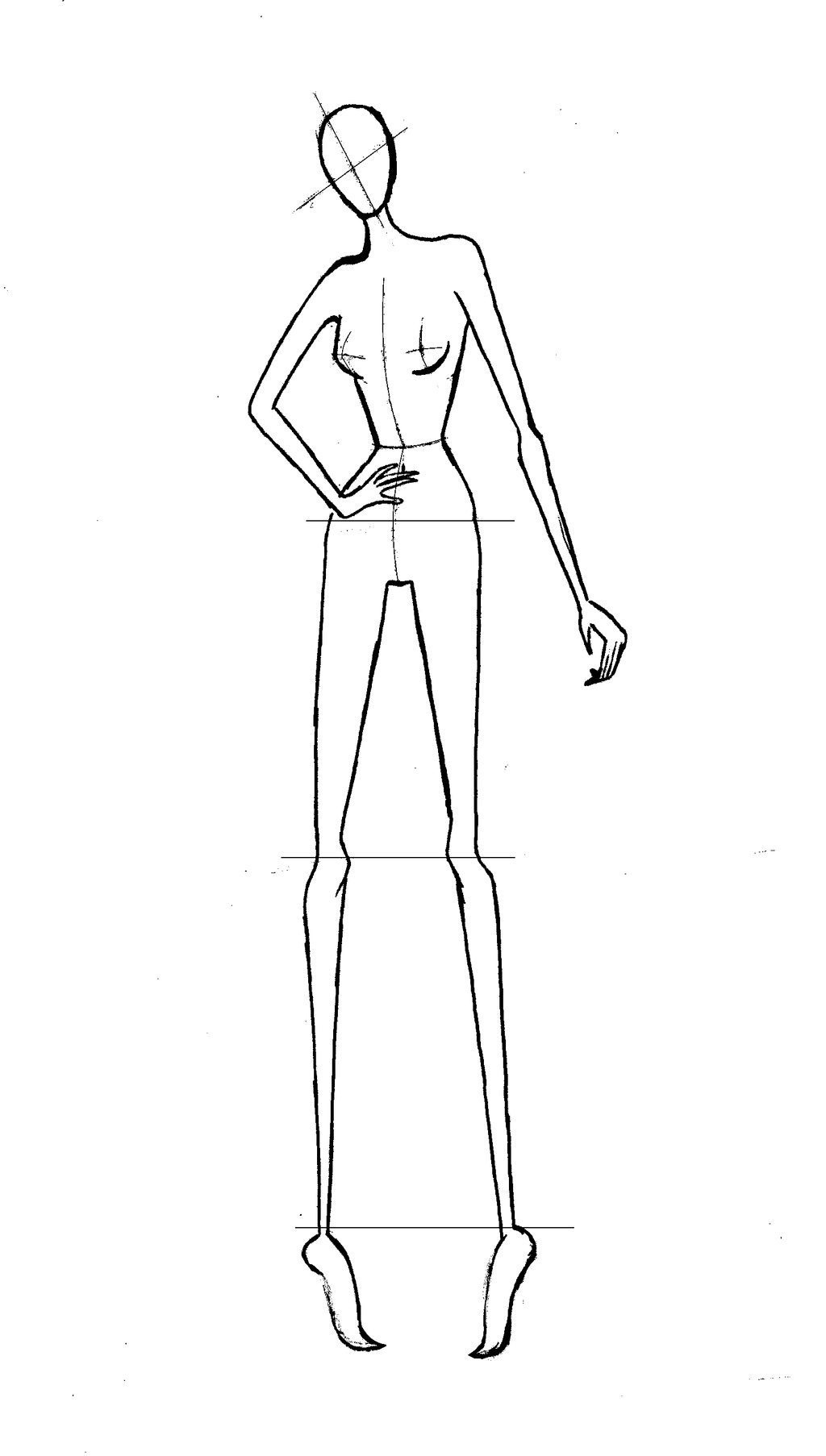 Fashion Design Figure Templates