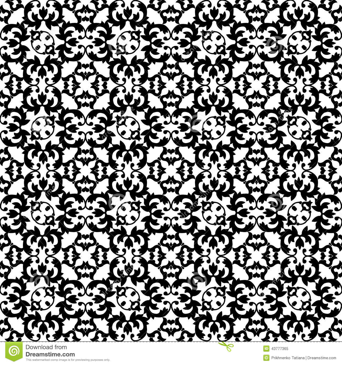 Floral Lace Pattern Vector