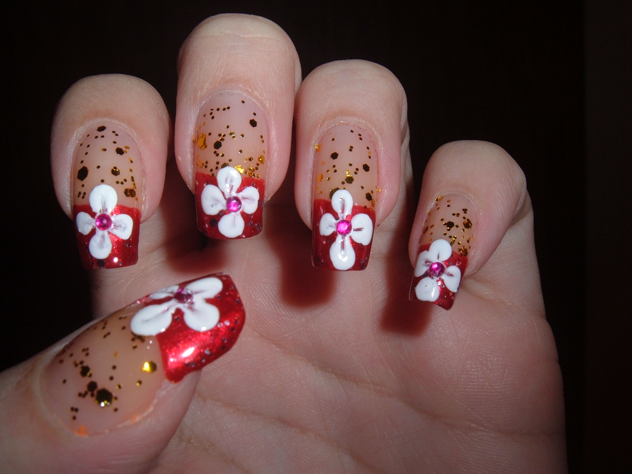 Flower Nail Art Design