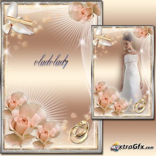 Frame Wedding Rings Template Frame Wedding Rings Template