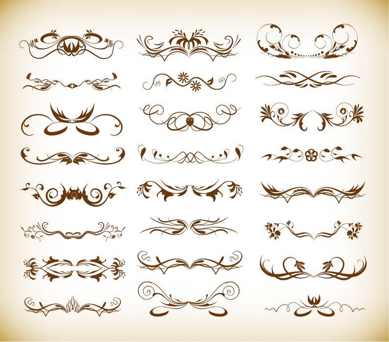 Free Decorative Elements Vectors