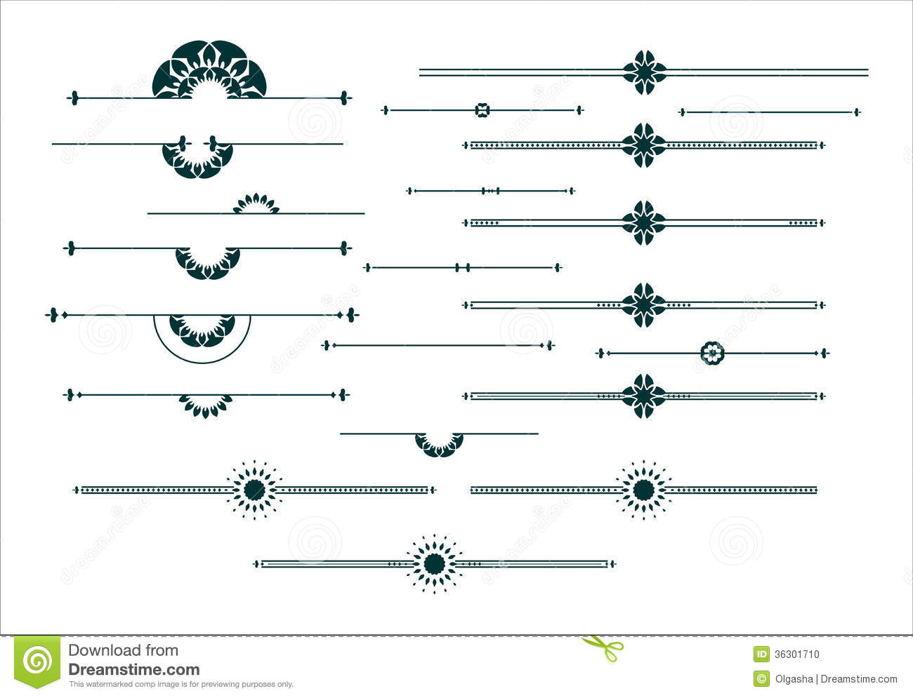 Free Decorative Line Divider Clip Art