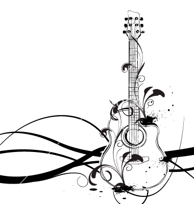 Free Guitar Vector Graphic