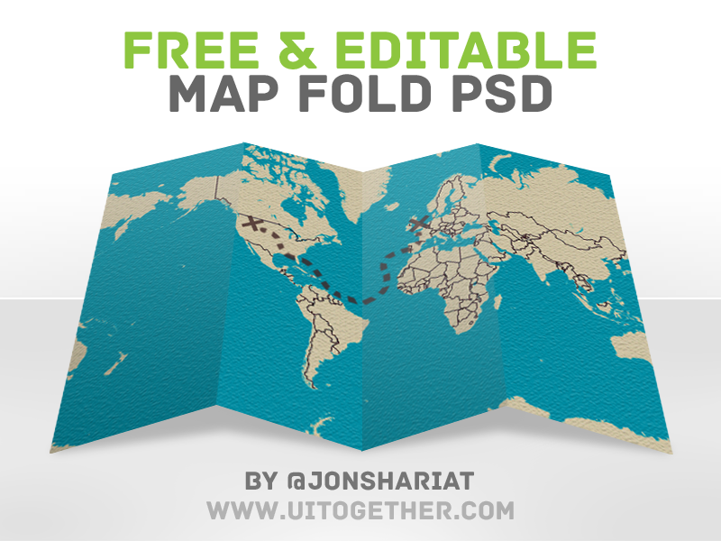 Free Map Templates Photoshop