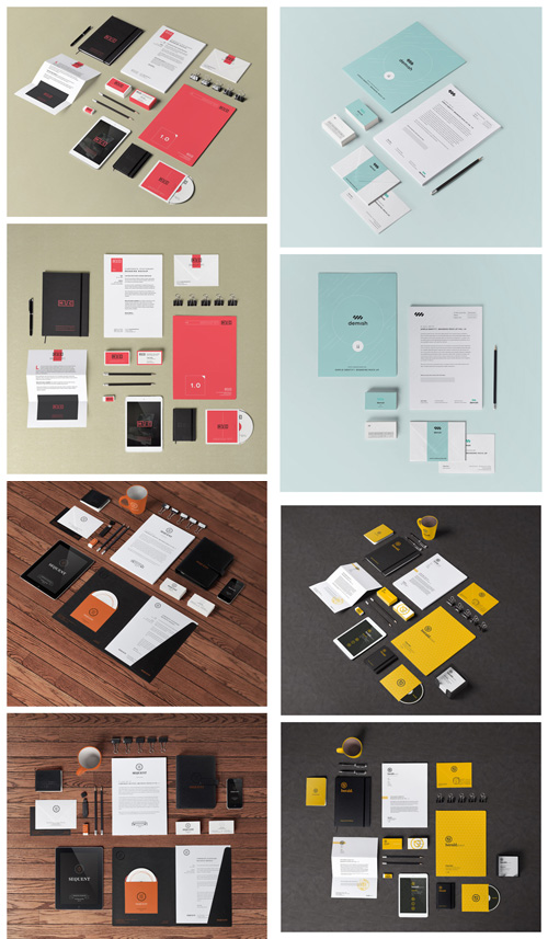 7 Mockup Templates Graphic Design Images