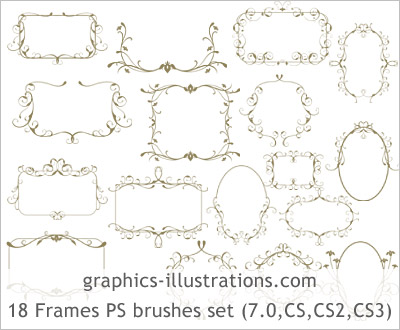 9 Free Photoshop Brushes Frames And Borders Images