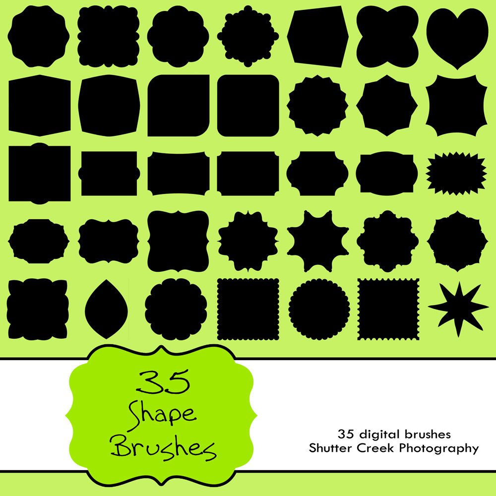 Free Photoshop Shapes Brushes