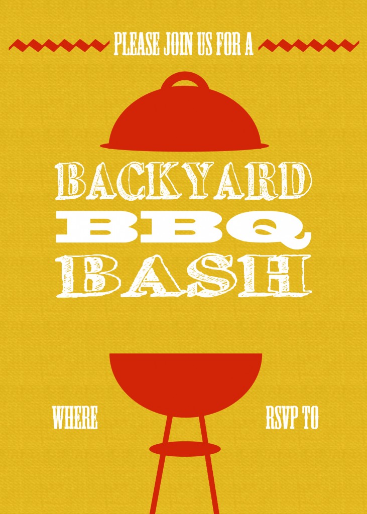 Free Printable BBQ Invitation Word Templates