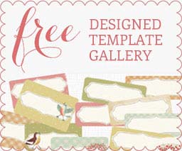 Free Printable Label Design Template