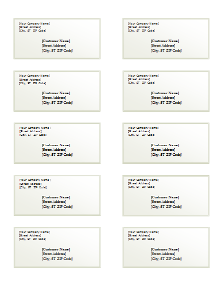 Free Printable Label Templates in Word Free Printable Label Templates in Word