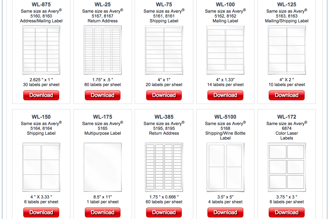 Free Printable Label Templates Free Printable Label Templates