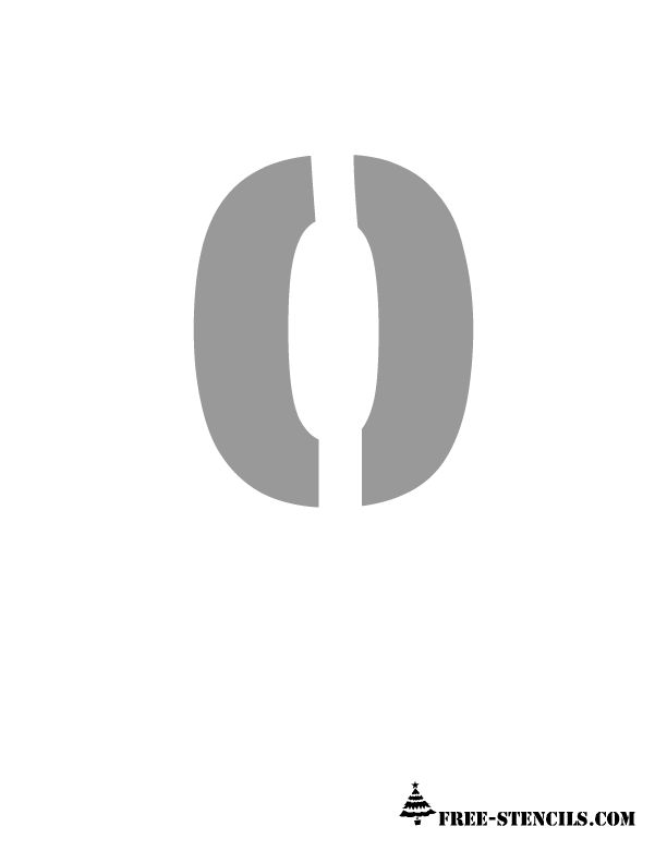 Free Printable Number Stencils Free Printable Number Stencils