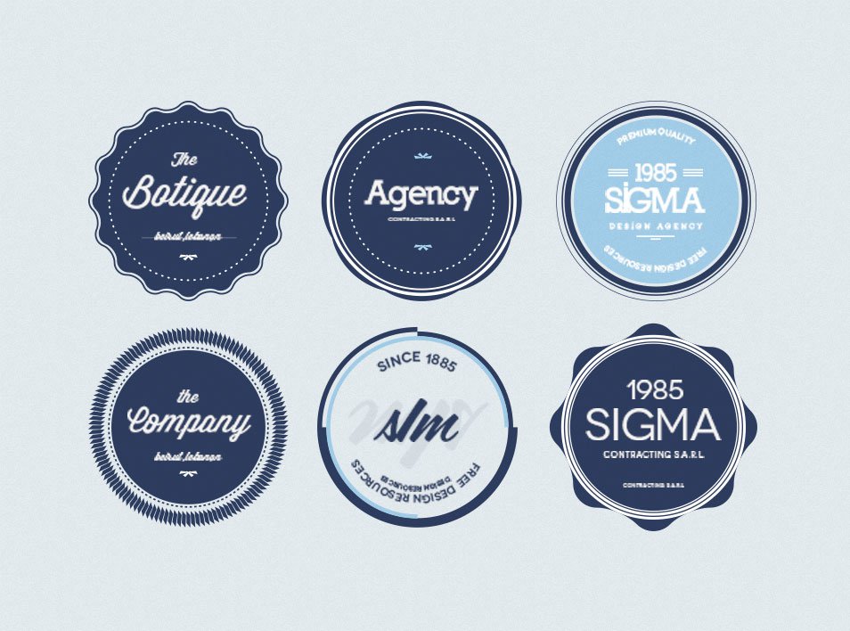 Free Psd Badge Templates