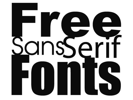 Free Sans Serif Fonts
