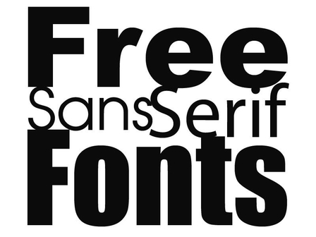 Free Sans Serif Fonts Free Sans Serif Fonts