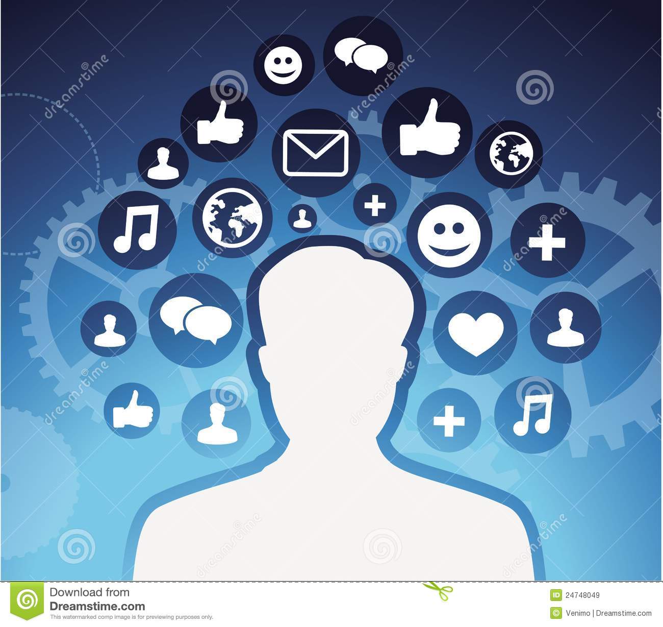 Free Social Media Icon Silhouettes