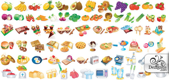 Free Vector Icons Food Free Vector Icons Food