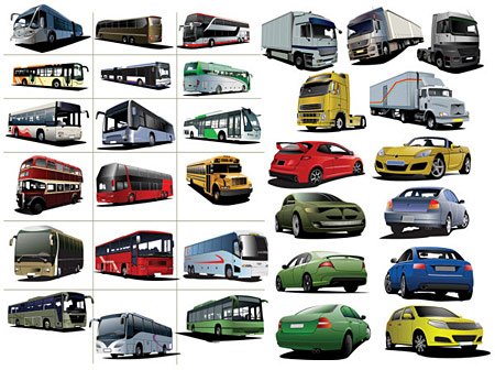 9 Free Vectors Cars And Trucks Images