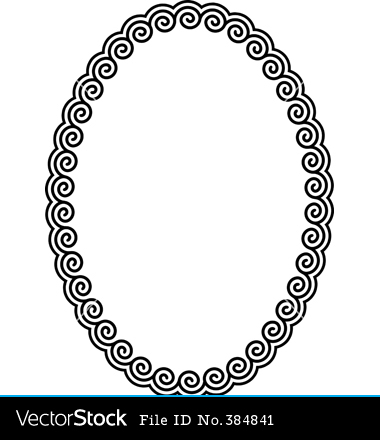 Free Vector Oval Frame