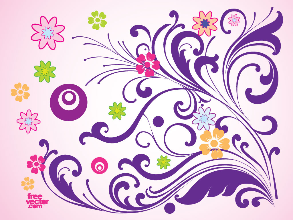 Free Vector Swirl Designs