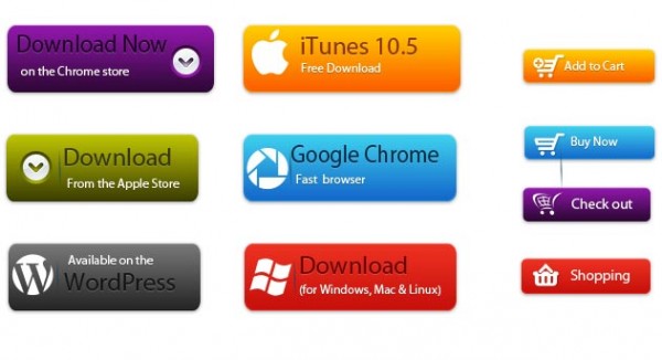 Free Web Design Buttons Download