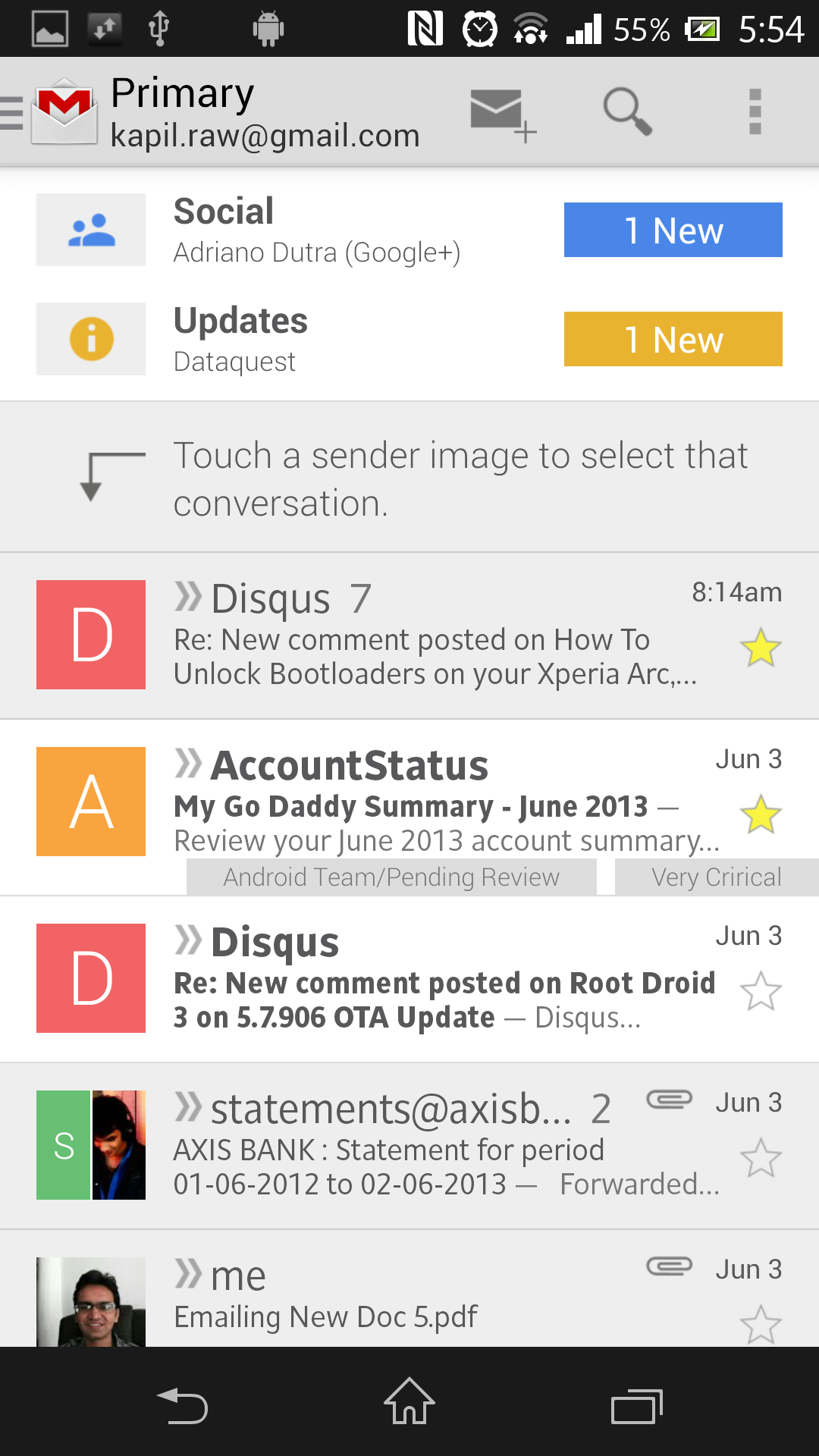 Gmail App Android