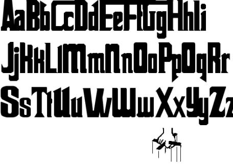 Godfather Logo Font