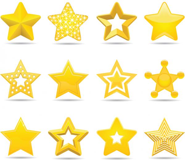 Gold Star Clip Art