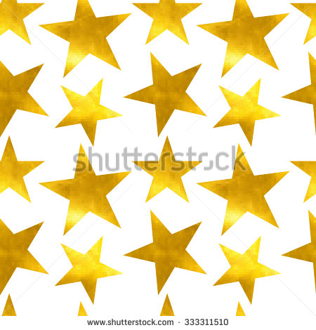 Gold Star Vector Stock